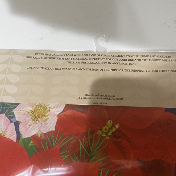 Garden flag Christmas Welcome NEW  Creekside garden flag double-sided - Picture 4 of 4
